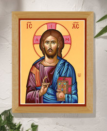 Christ Lifegiver Original Icon 14" tall SOLD